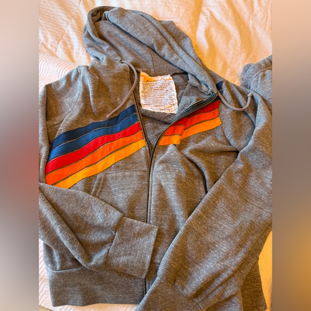 Aviator Nation zip hoodie